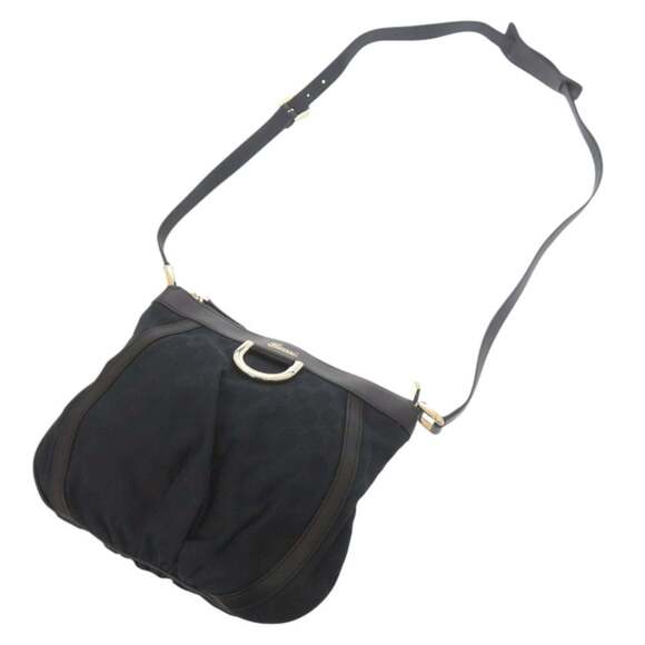 GUCCI Authentic Black Leather Shoulder Bag - Picture 5 of 10